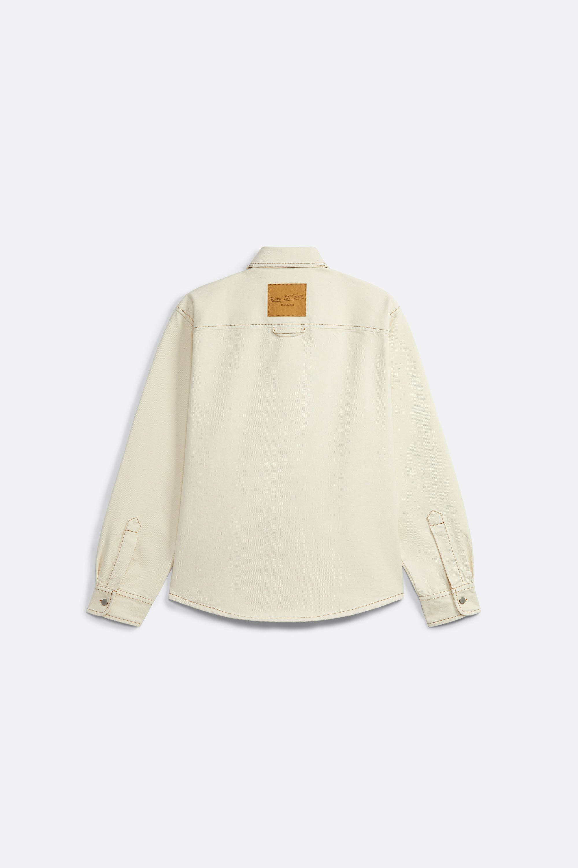 Raw Denim Shirt - Embroidered - Coup D'État Portugal