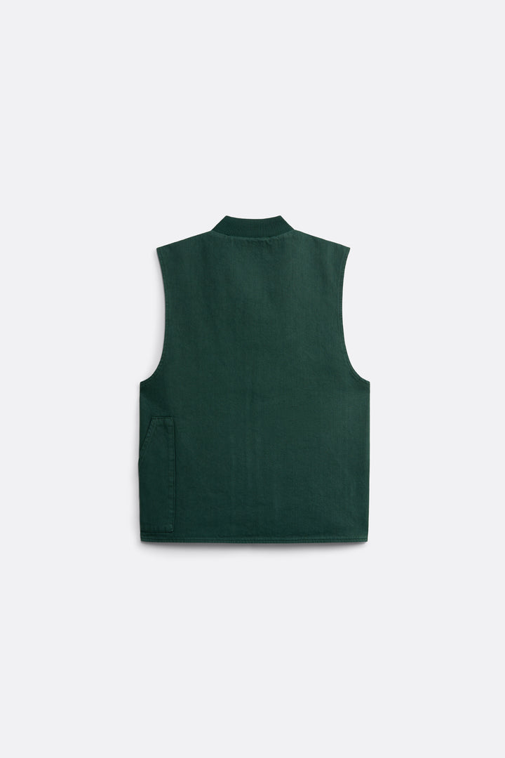 Coup Logo vest in Green - Front Patch - Coup D'État Portugal