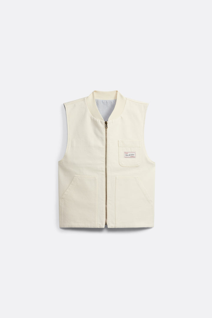 Reversible Vest - Off-White and All Over Print - Coup D'État Portugal