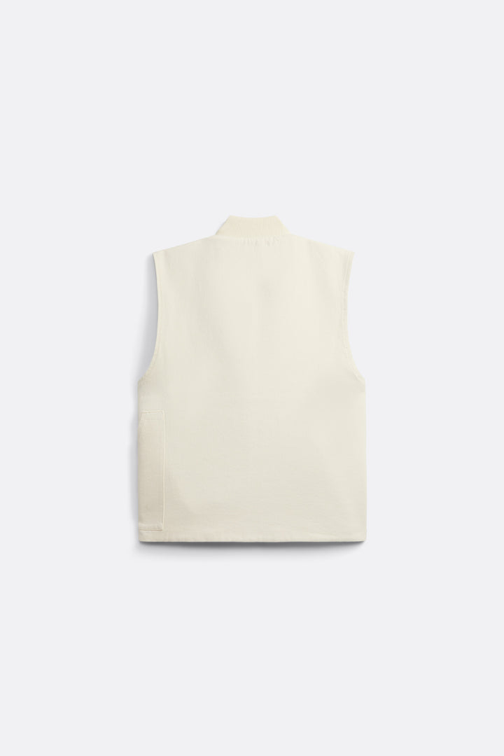 Reversible Vest - Off-White and All Over Print - Coup D'État Portugal