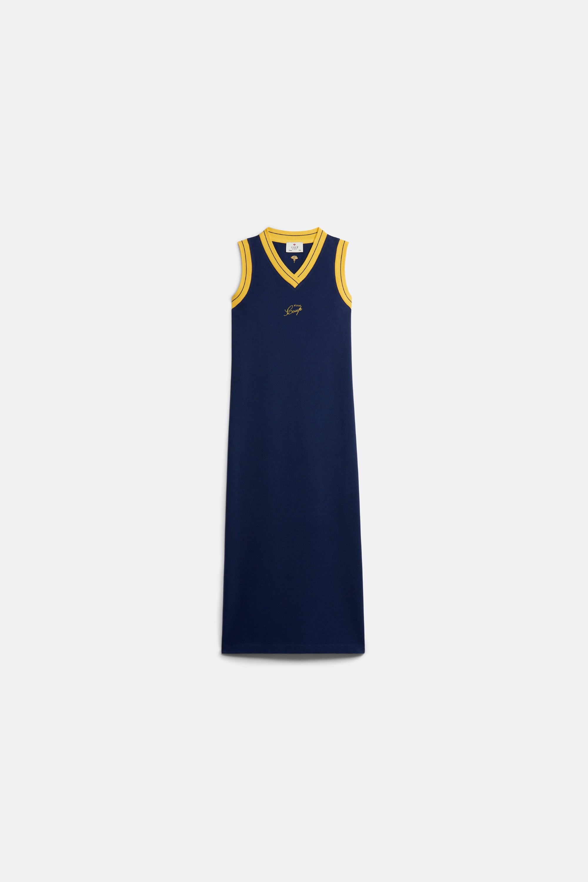 Coup Maxi Dress in navy Blue - Coup D'État Portugal