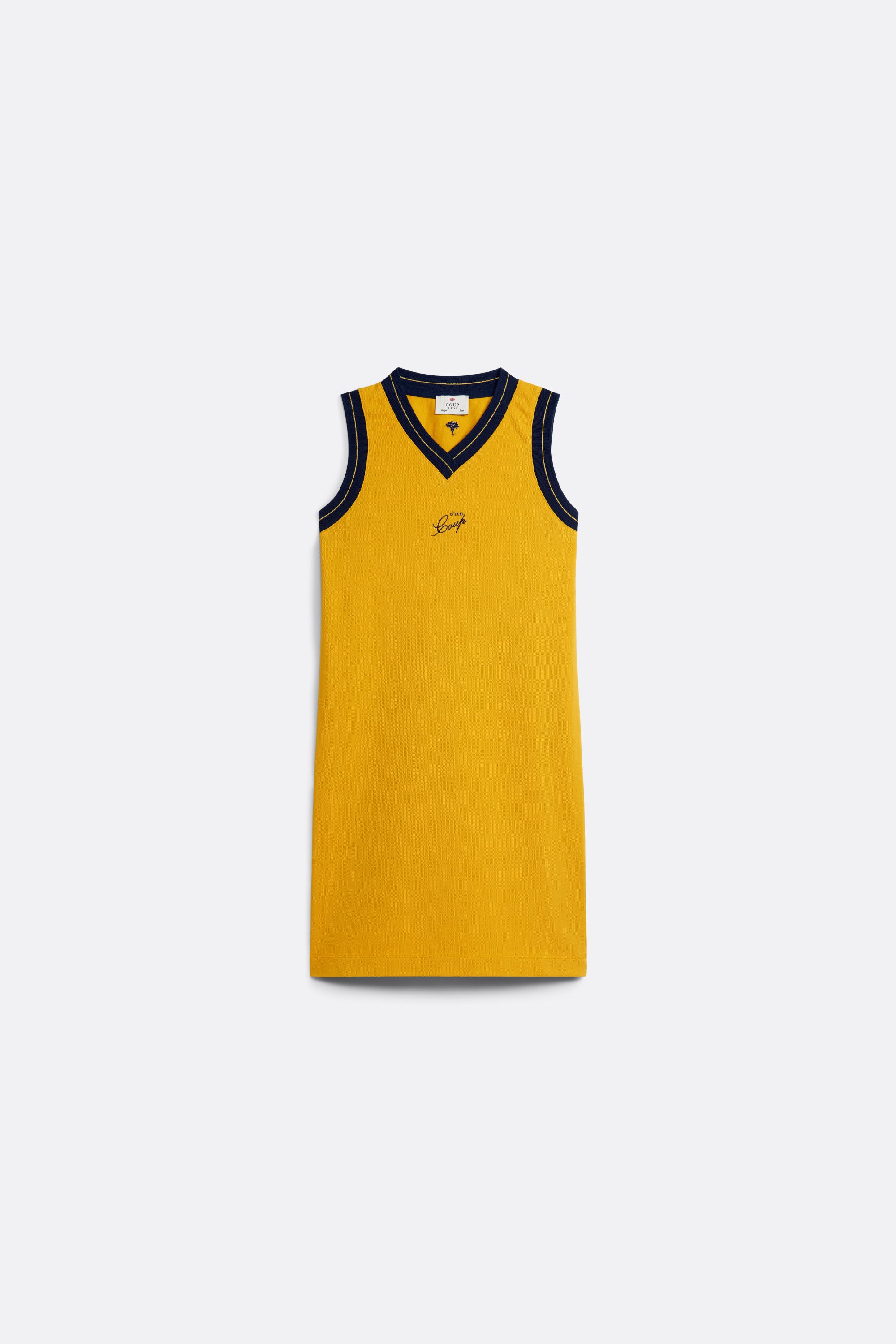 Coup Mini Dress in Yellow  - Coup D'État Portugal