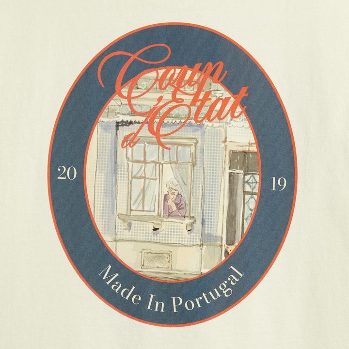 By The Window T-shirt in Off-White - Coup D'État Portugal