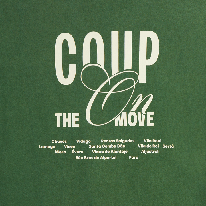 Coup On The Move t-shirt in Green - Coup D'État Portugal