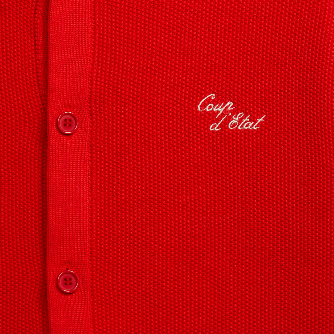 Knitted shirt in Red - Coup D'État Portugal