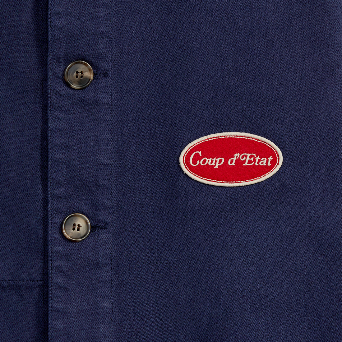 Overshirt in Navy Blue - Coup D'État Portugal