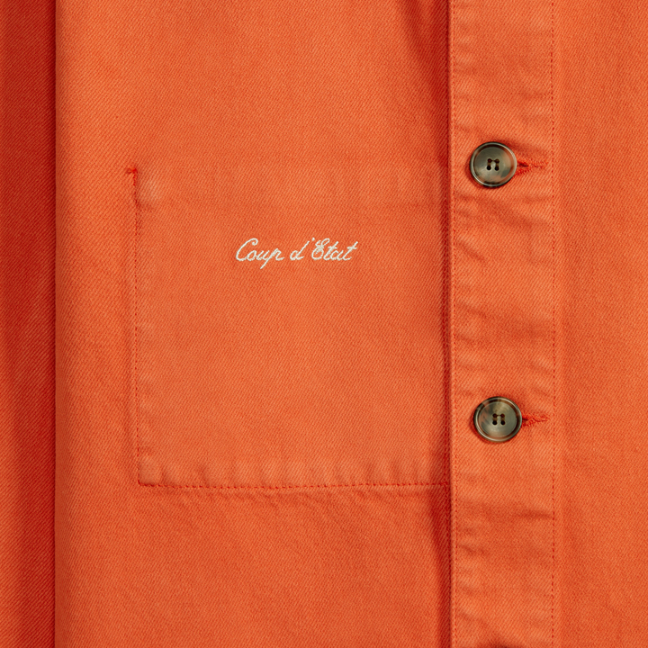 Overshirt in washed Red - Coup D'État Portugal