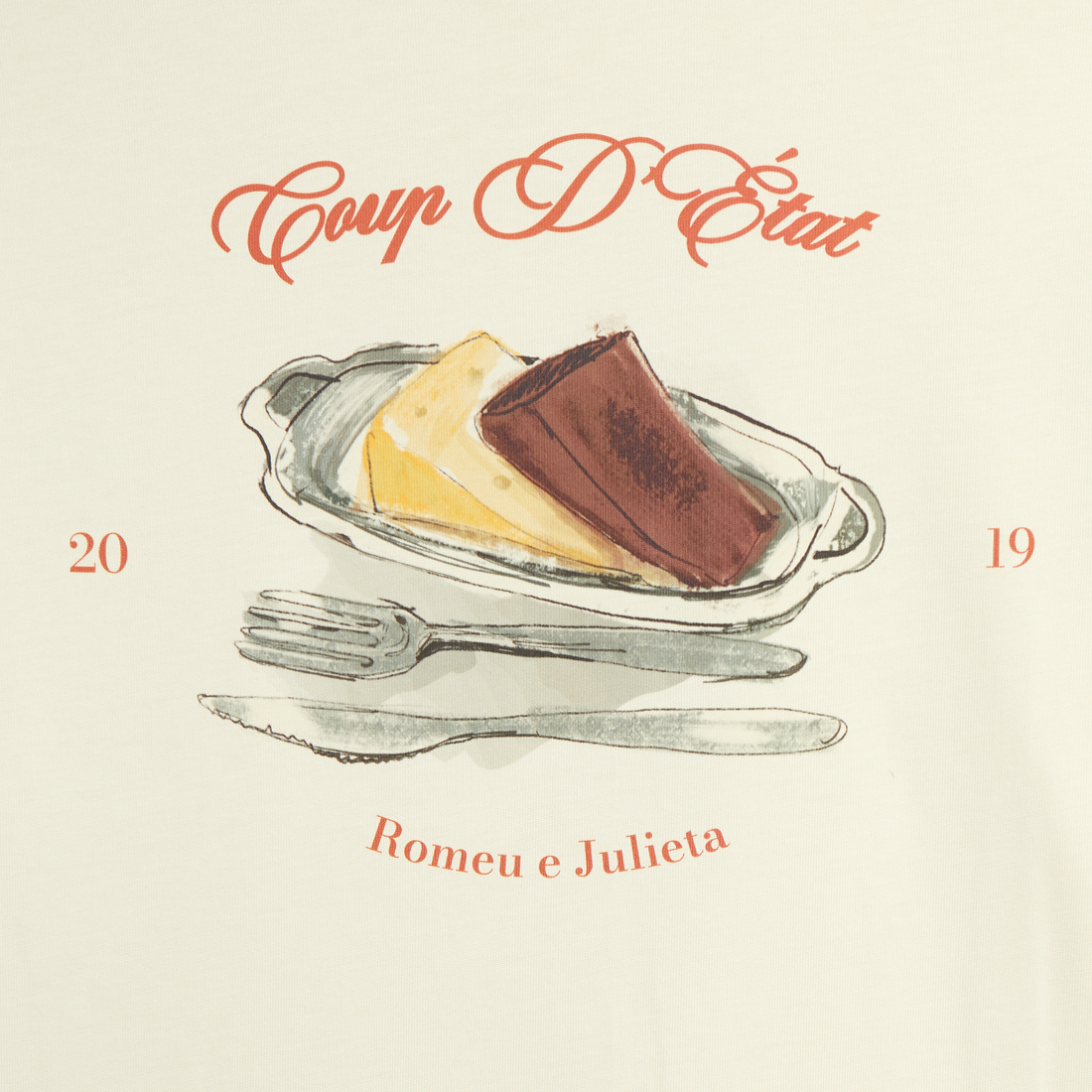 Romeu e Julieta t-shirt in Off-White - Coup D'État Portugal