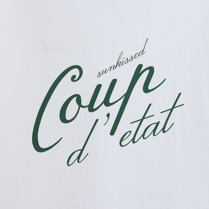 Sunkissed T-shirt in White - Coup D'État Portugal
