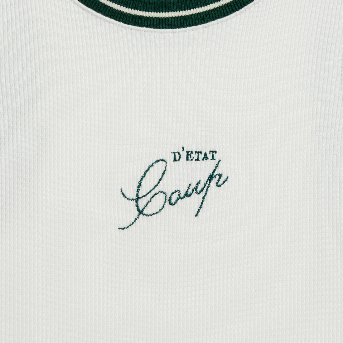 Tank Top in White - Coup D'État Portugal
