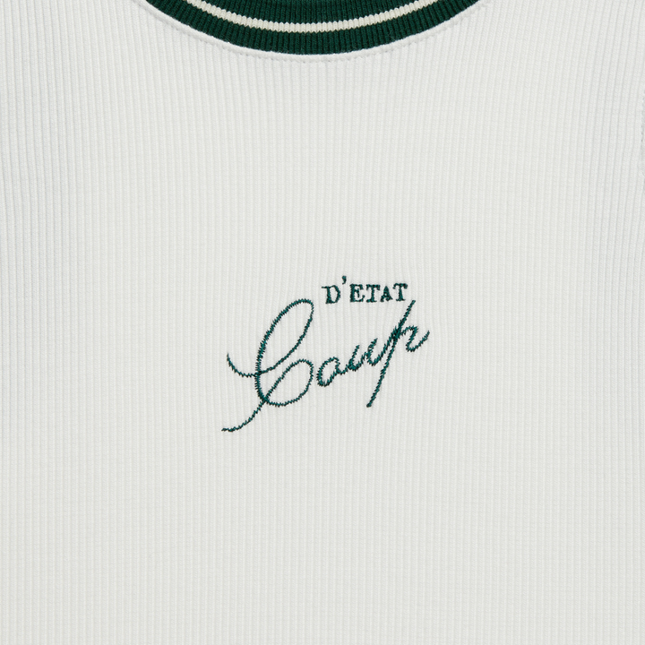 Tank Top in White - Coup D'État Portugal