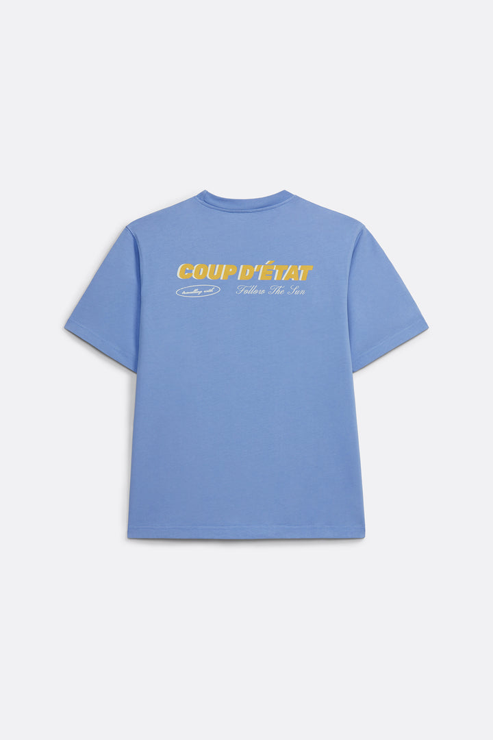 Travelling With Follow The Sun - Light Blue T-shirt - Follow The Sun Collab - Coup D'État Portugal