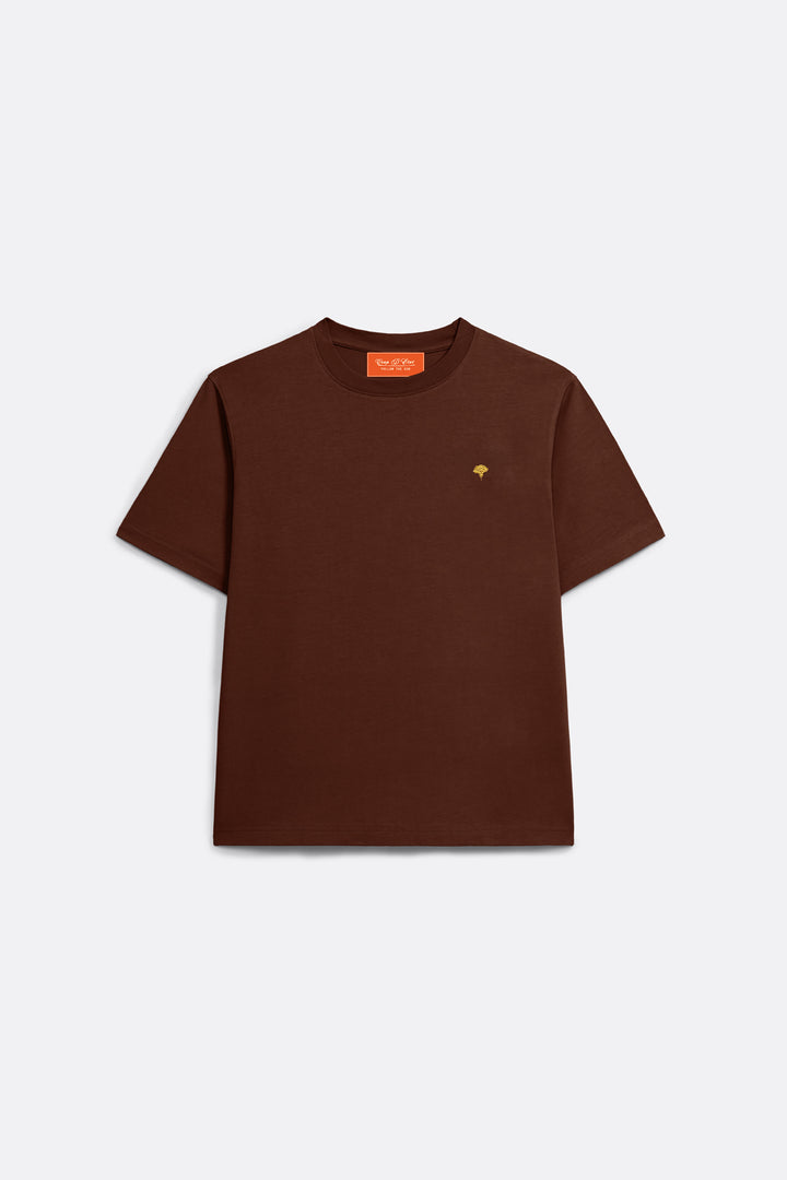 Travelling with Follow The Sun - Brown T-shirt - Collaboration with Follow The Sun - Coup D'État Portugal