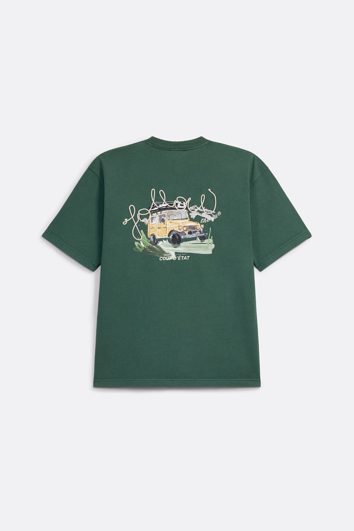 Follow The Sun Green T-Shirt - Follow The Sun Collab - Coup D'État Portugal