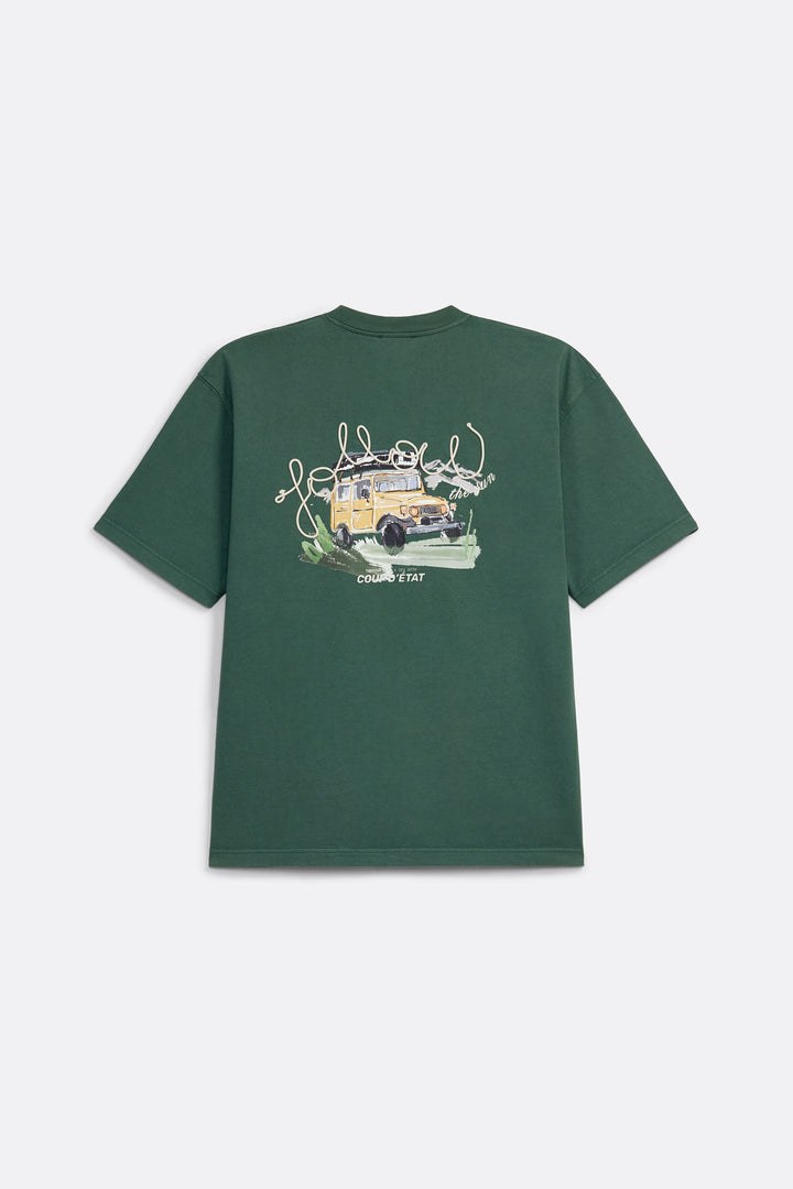 Follow The Sun Green T-Shirt - Follow The Sun Collab - Coup D'État Portugal