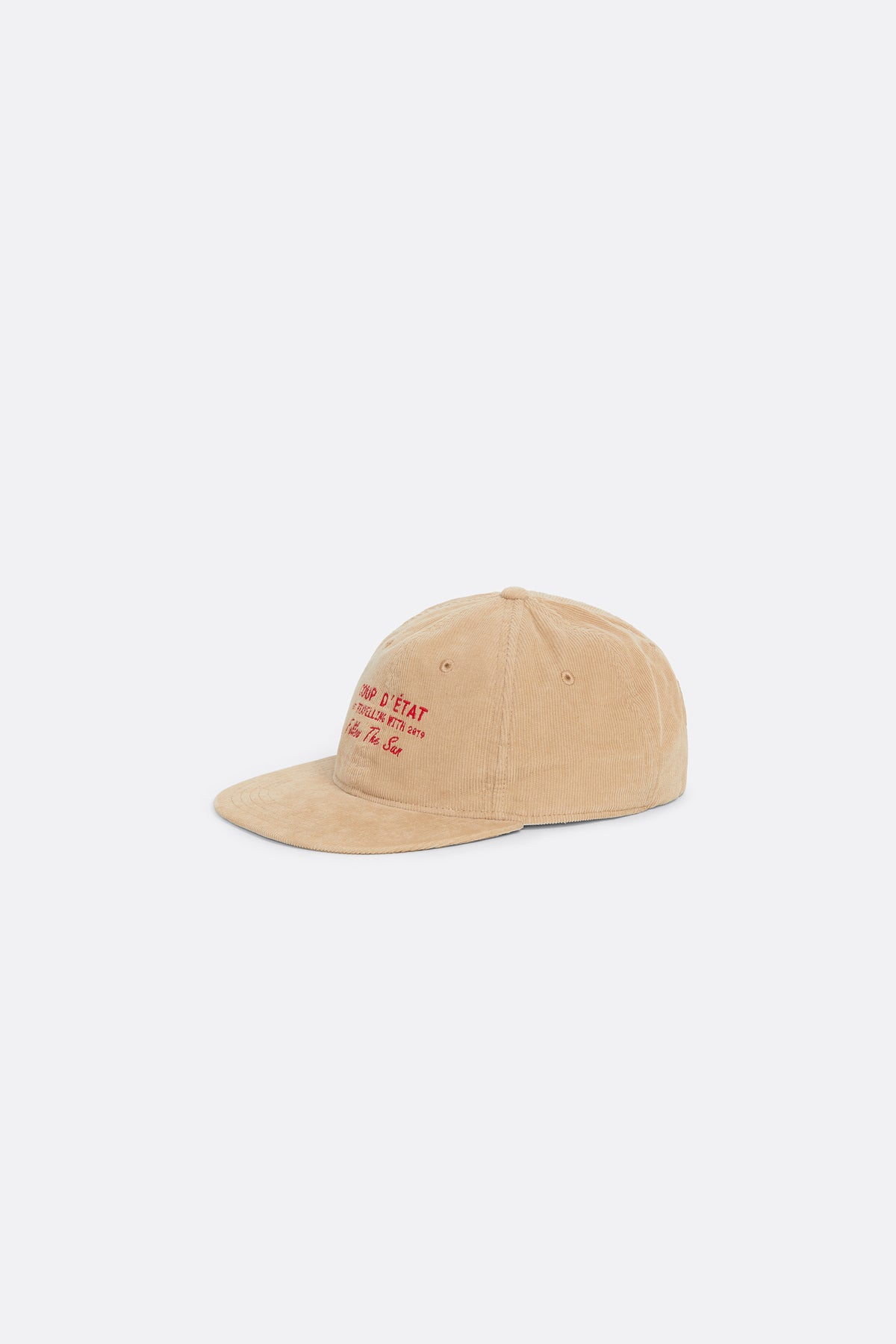 Beige Corduroy cap - Collaboration with Follow The Sun - Coup D'État Portugal