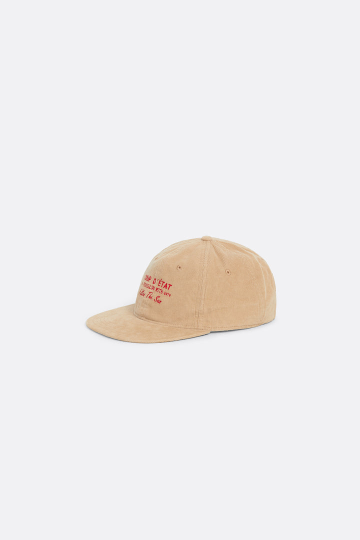 Beige Corduroy cap - Collaboration with Follow The Sun - Coup D'État Portugal