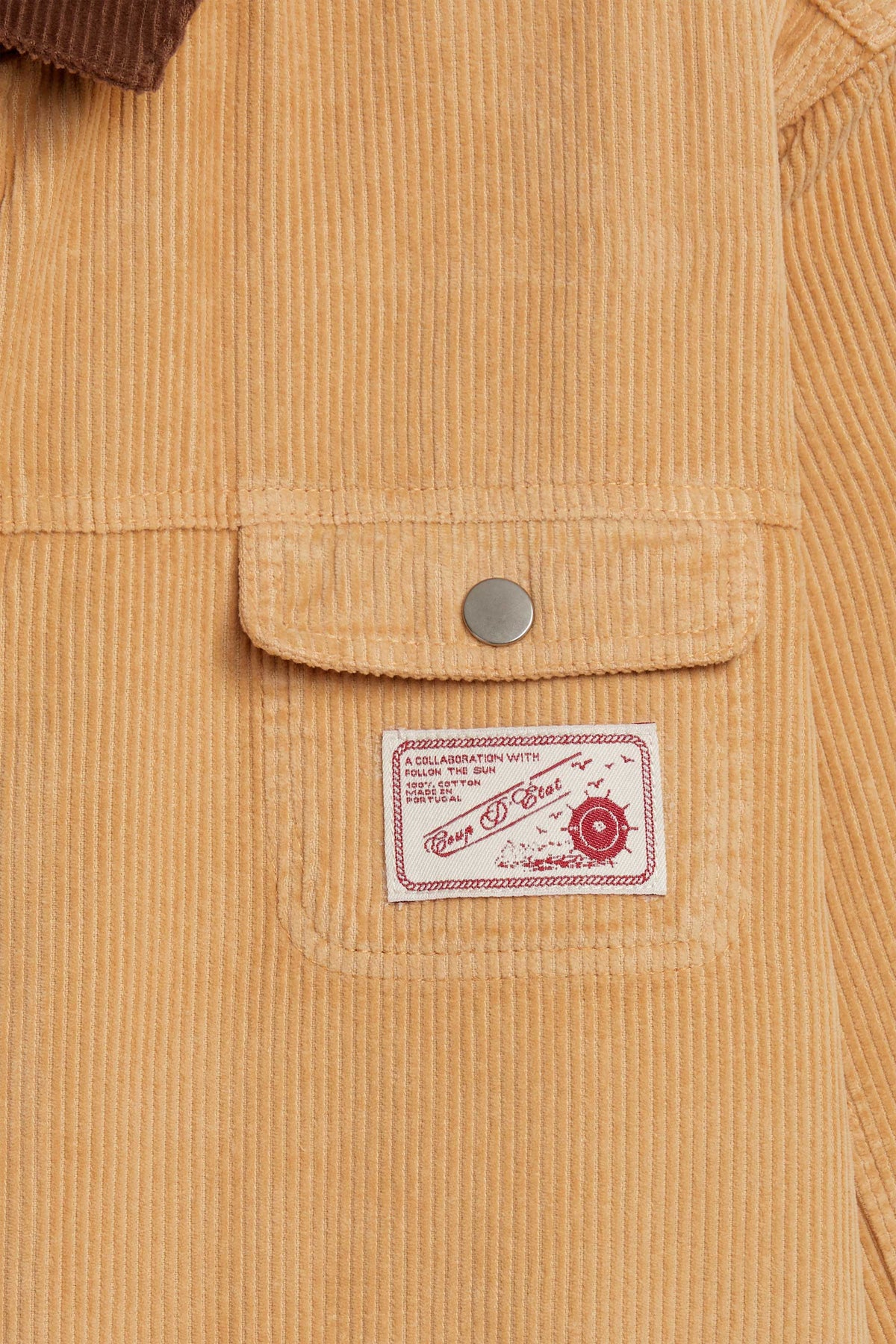 Corduroy Work Jacket in beige - Collaboration with Follow The Sun - Coup D'État Portugal