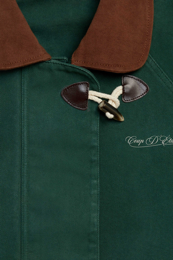 Fisherman Jacket in Green and Brown - Collaboration with Follow The Sun - Coup D'État Portugal