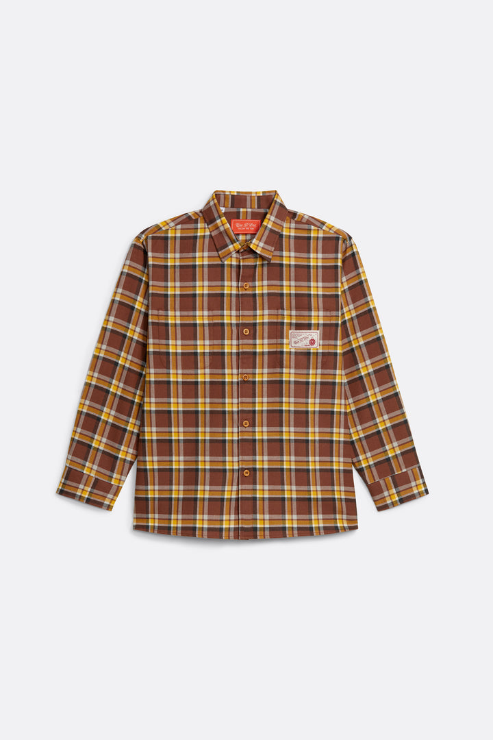 Checkered Flannel Shirt - Collaboration with Follow The Sun - Coup D'État Portugal