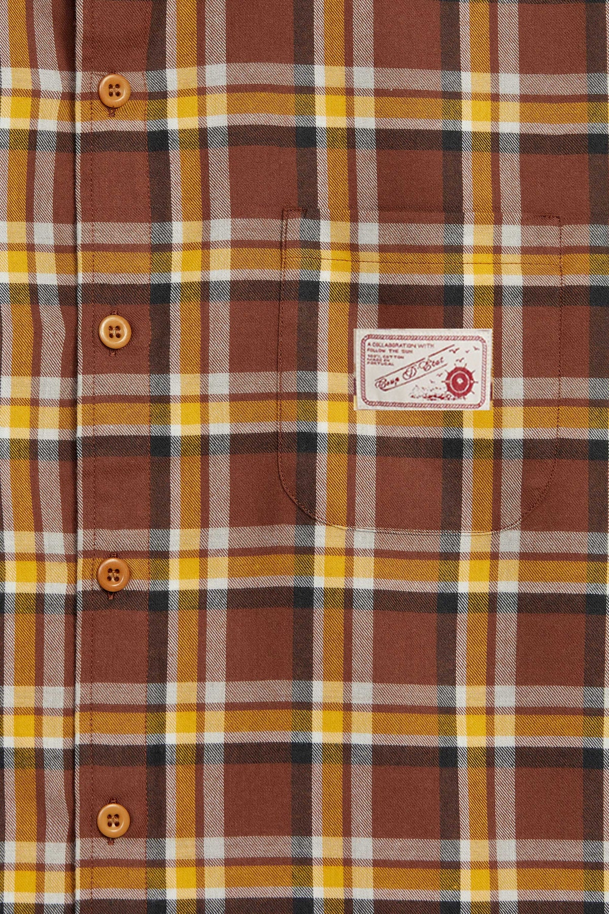 Checkered Flannel Shirt - Collaboration with Follow The Sun - Coup D'État Portugal
