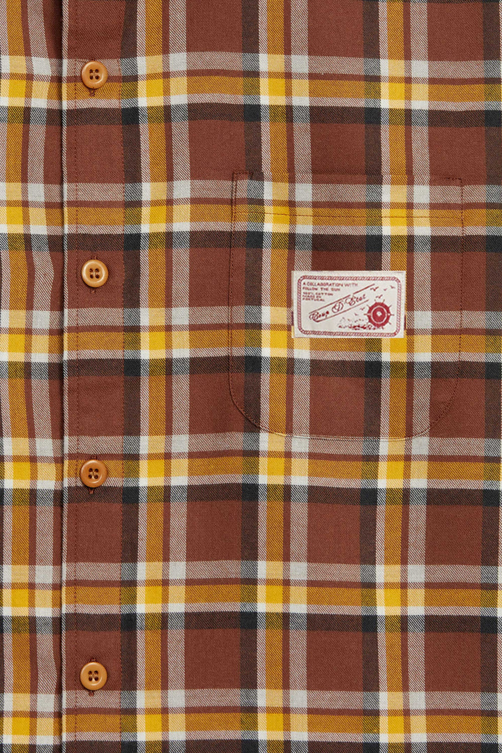 Checkered Flannel Shirt - Collaboration with Follow The Sun - Coup D'État Portugal