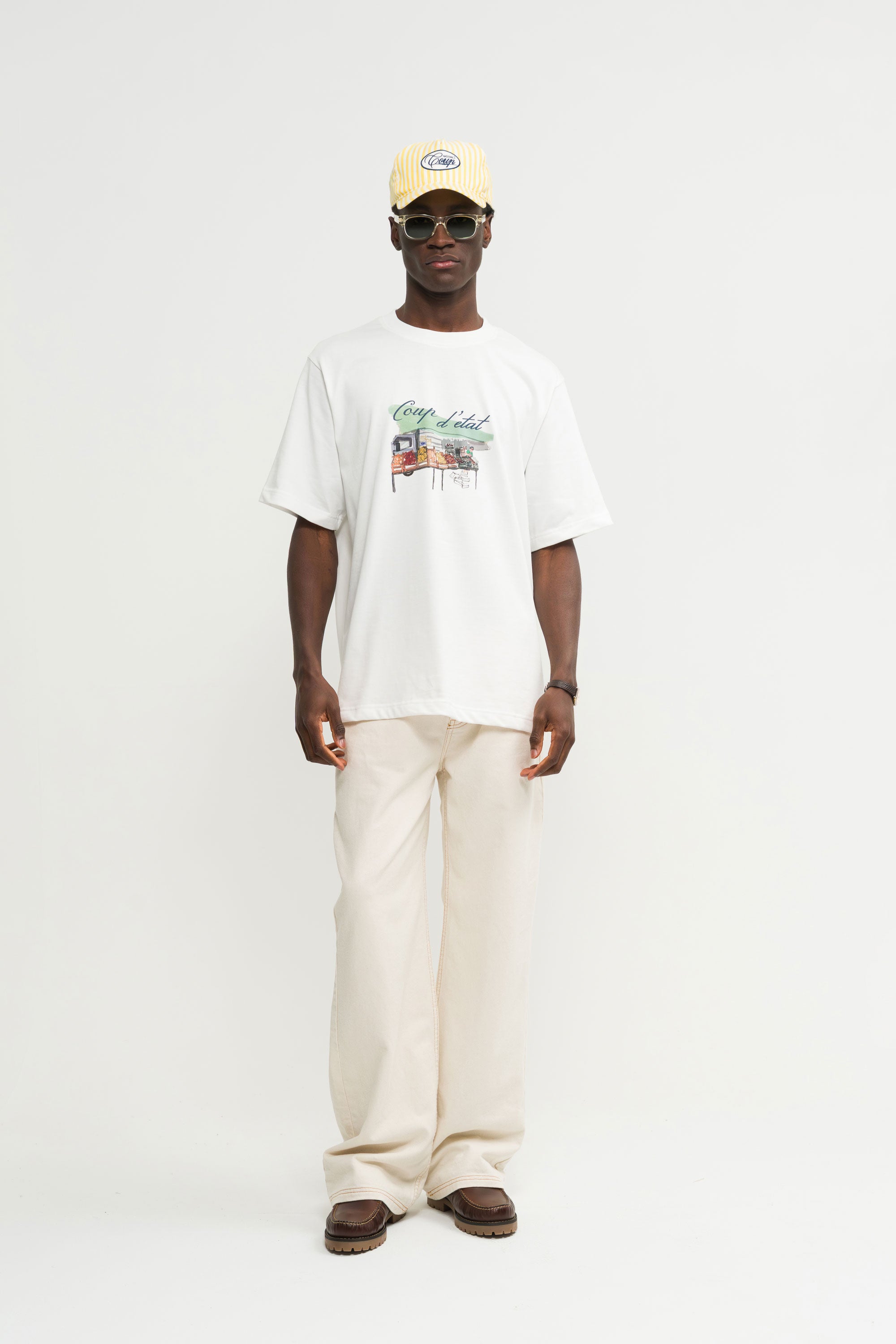 Fruit Market t-shirt in White - Coup D'État Portugal