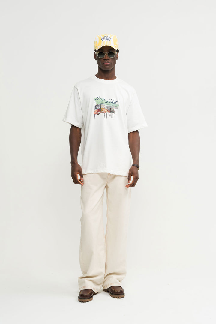 Fruit Market t-shirt in White - Coup D'État Portugal