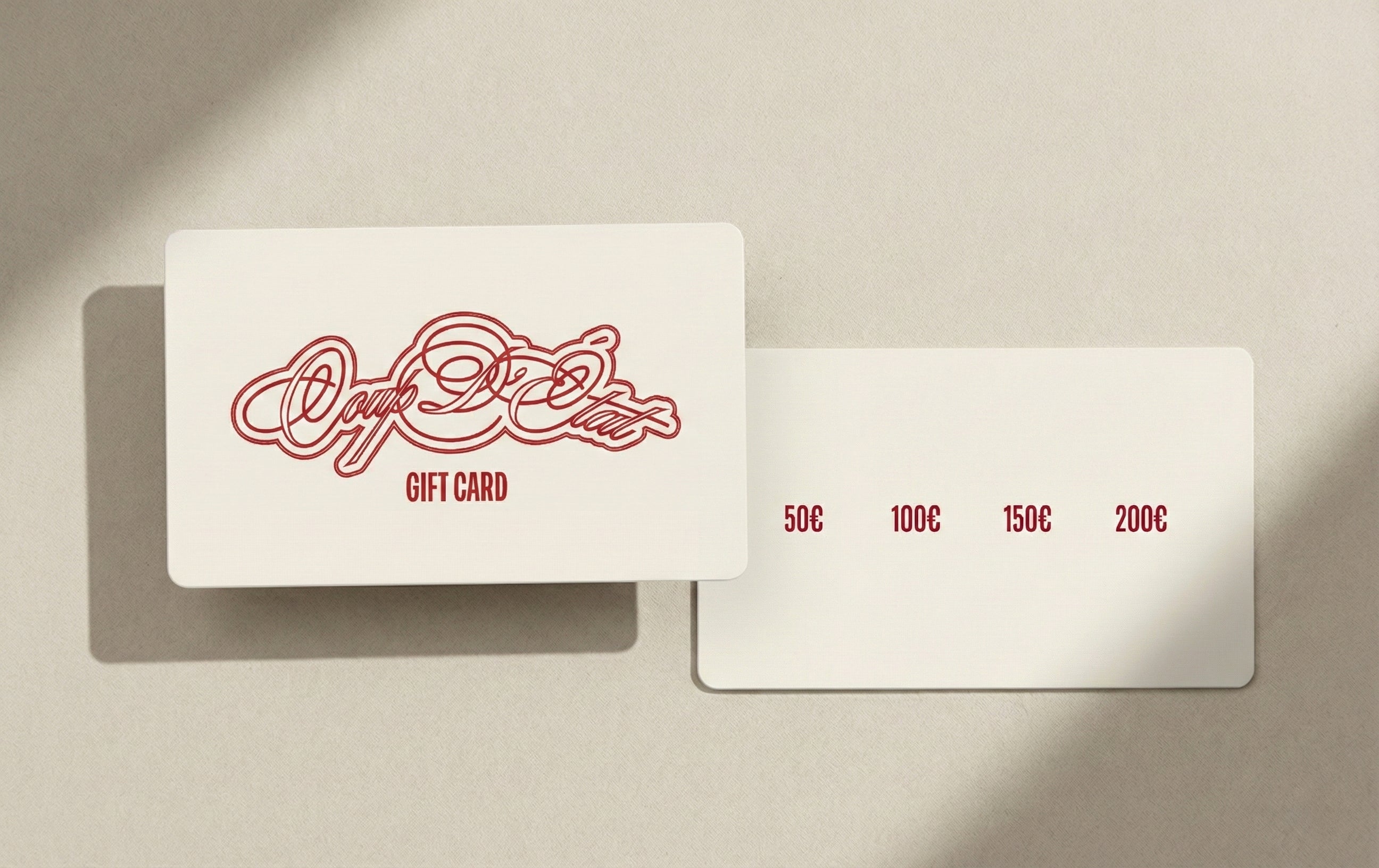 Coup D'État Gift Card