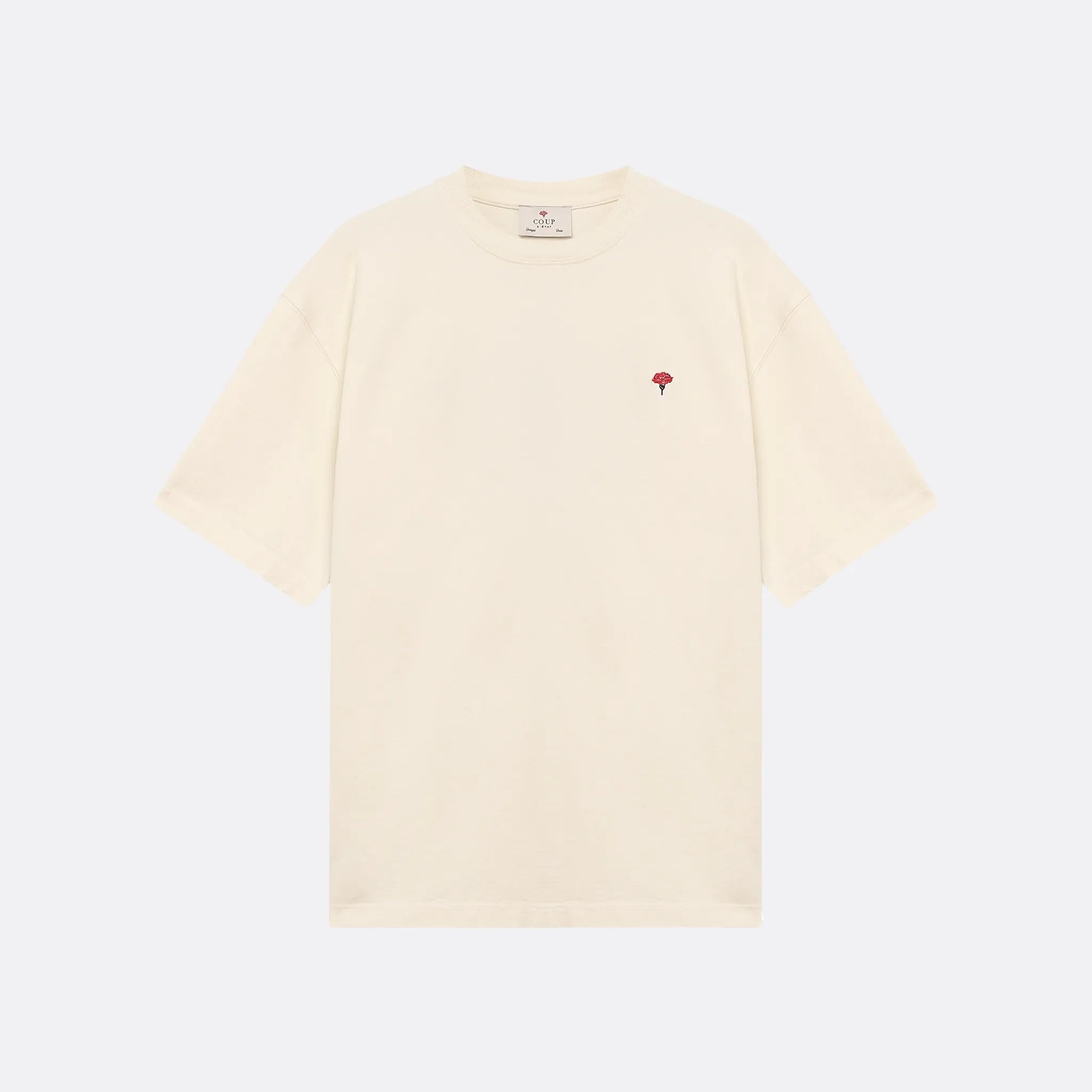Label T-shirt in Off-White - Coup D'État Portugal
