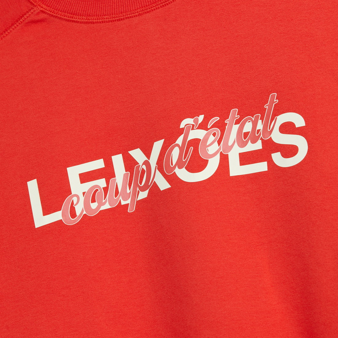 Sweatshirt in Red - Coup D'État and Leixões S.C collaboration - Portugal