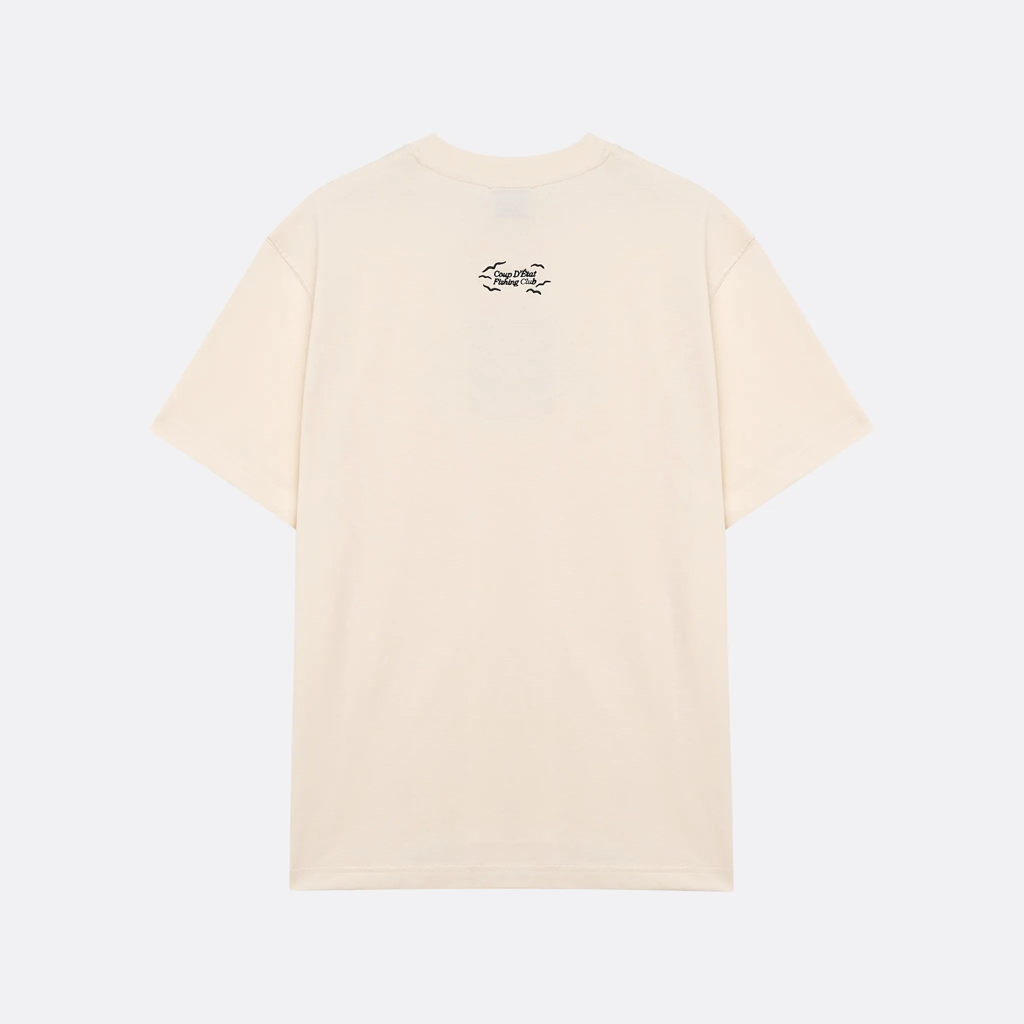 Logo T-shirt in Off-White - Cotton Oversize - Coup D'État Portugal