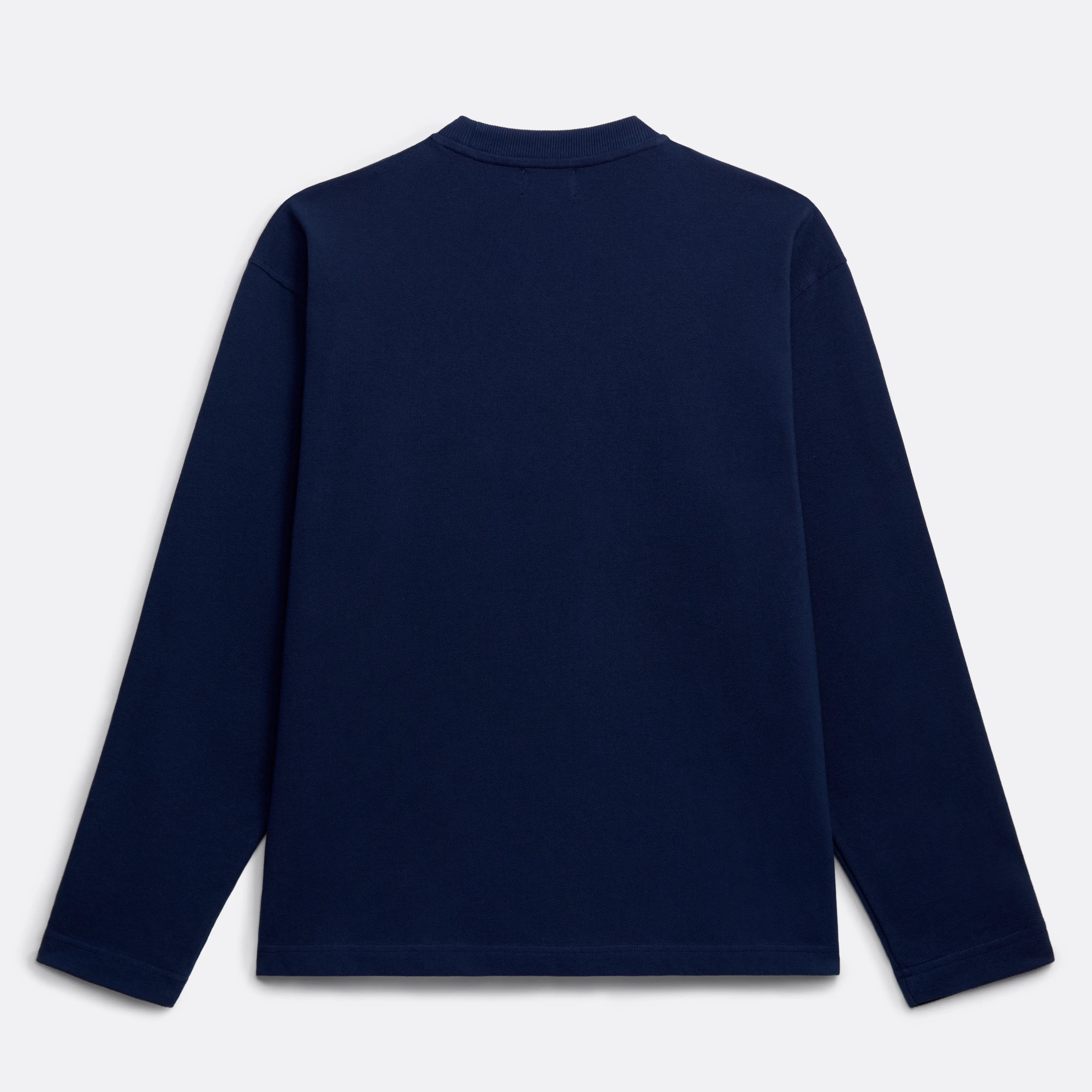 Longsleeve t-shirt in Navy Blue - Front embroidery - Coup D'État Portugal