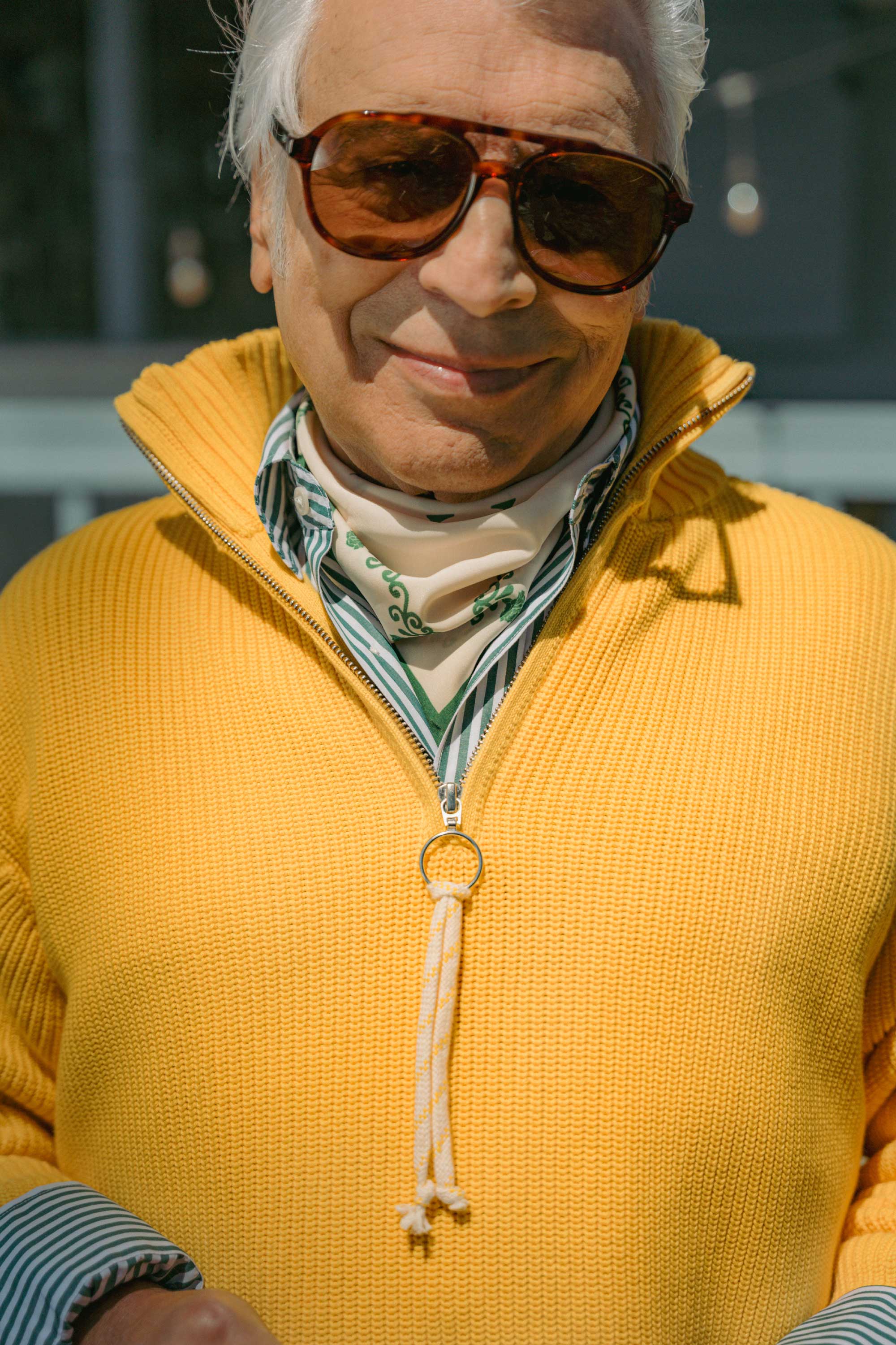Knitted Quarter Zip