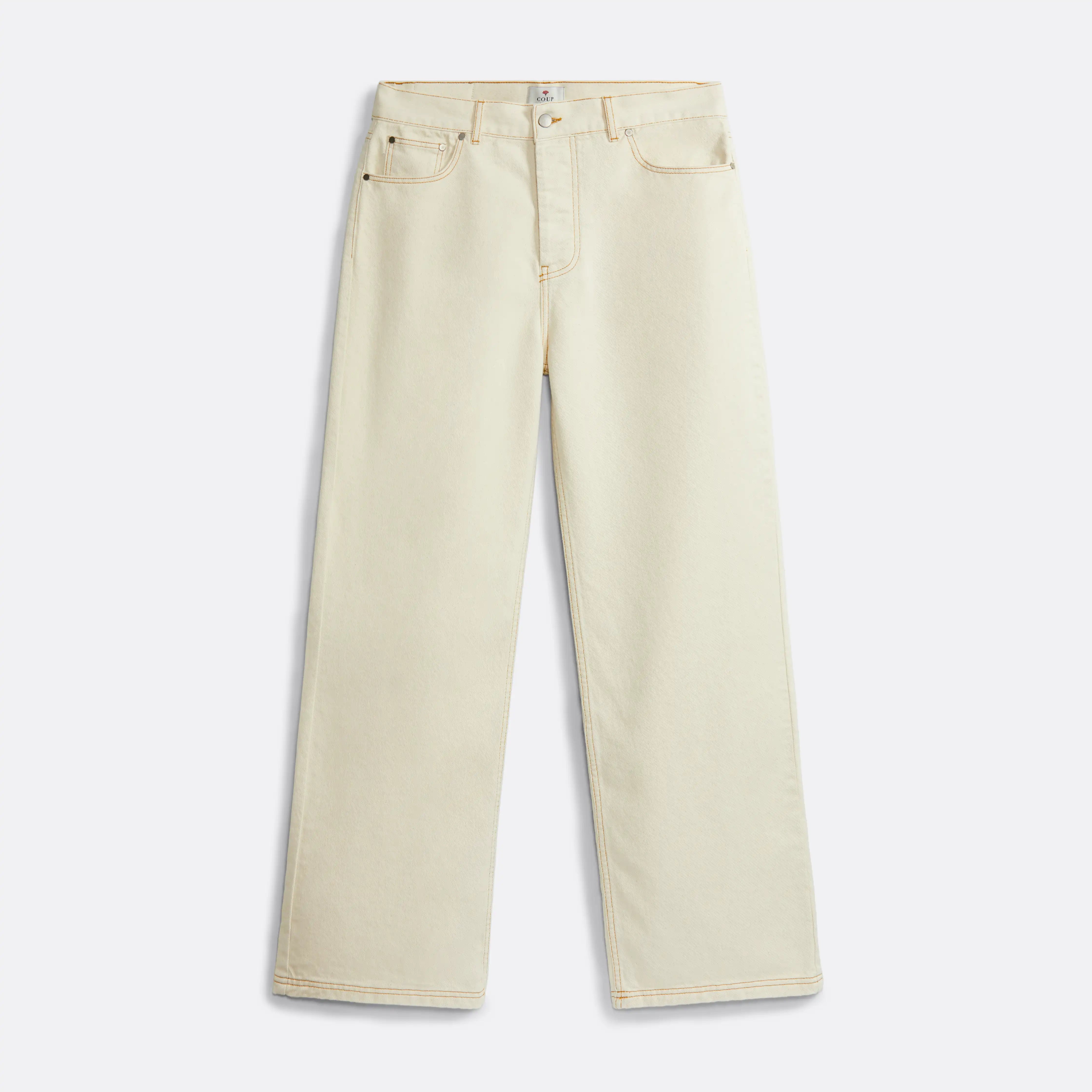 Straight Raw Denim Trousers - Coup D'État Portugal