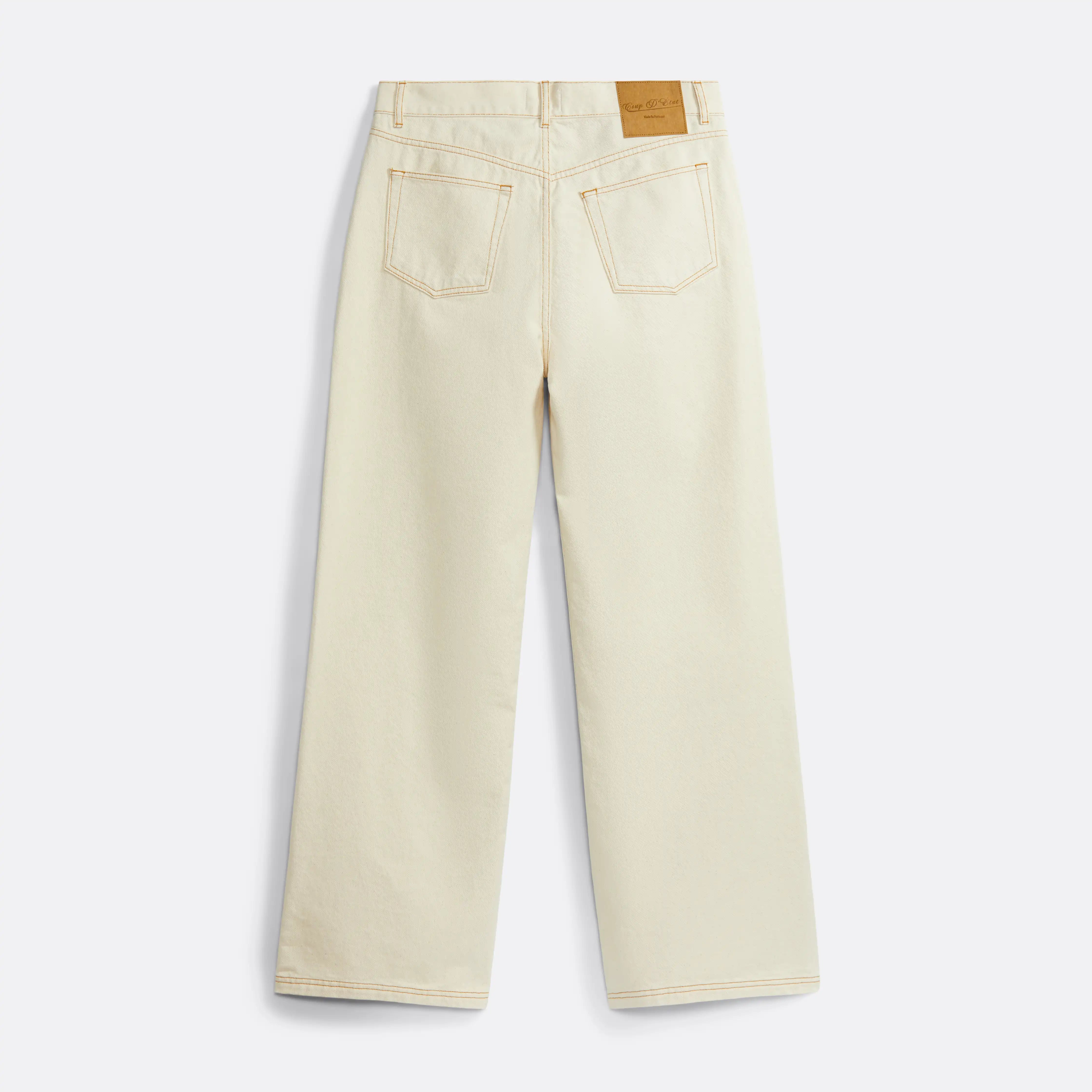 Straight Raw Denim Trousers - Coup D'État Portugal