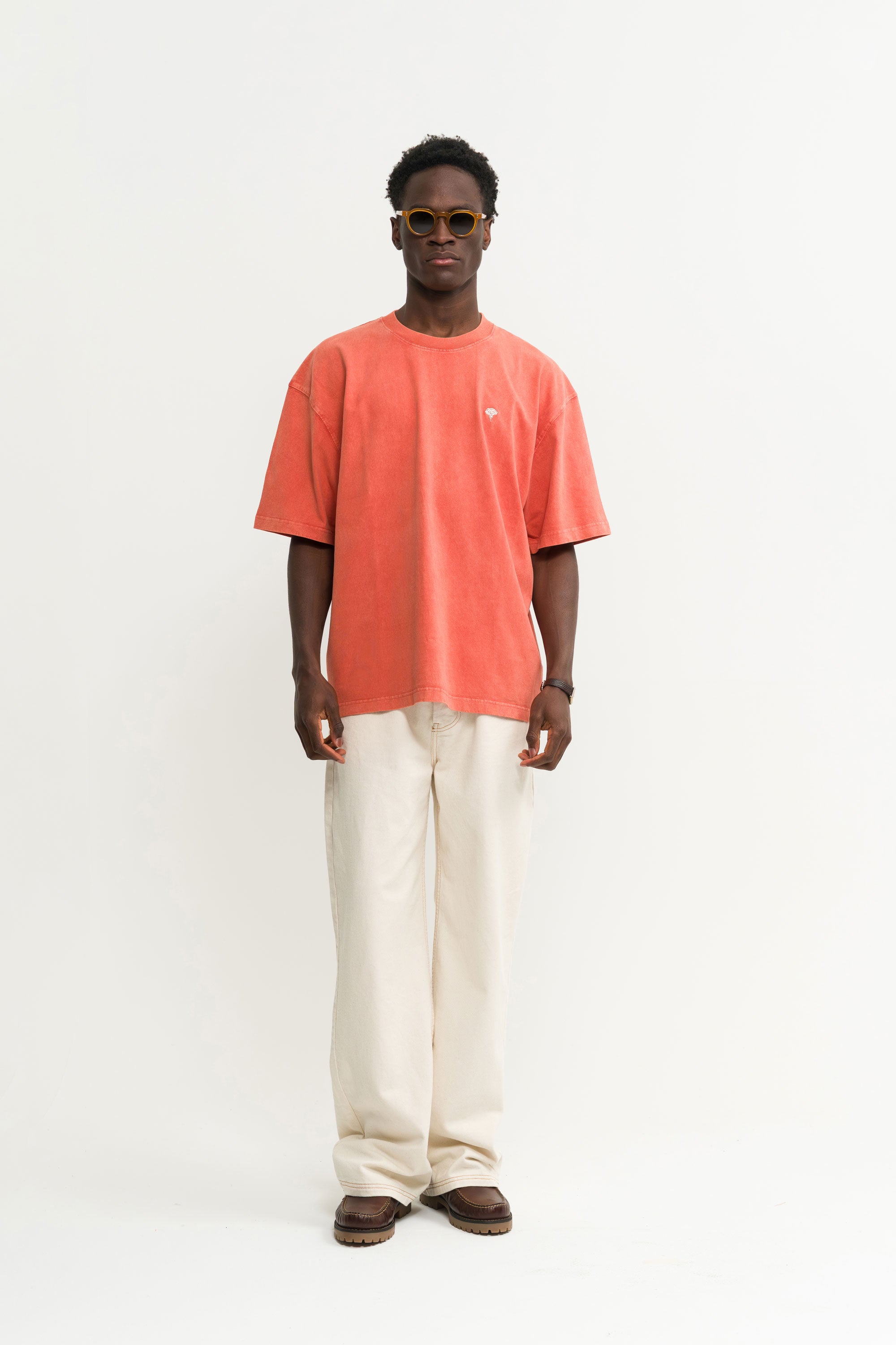 Straight Raw Denim Trousers - Male model - Coup D'État Portugal