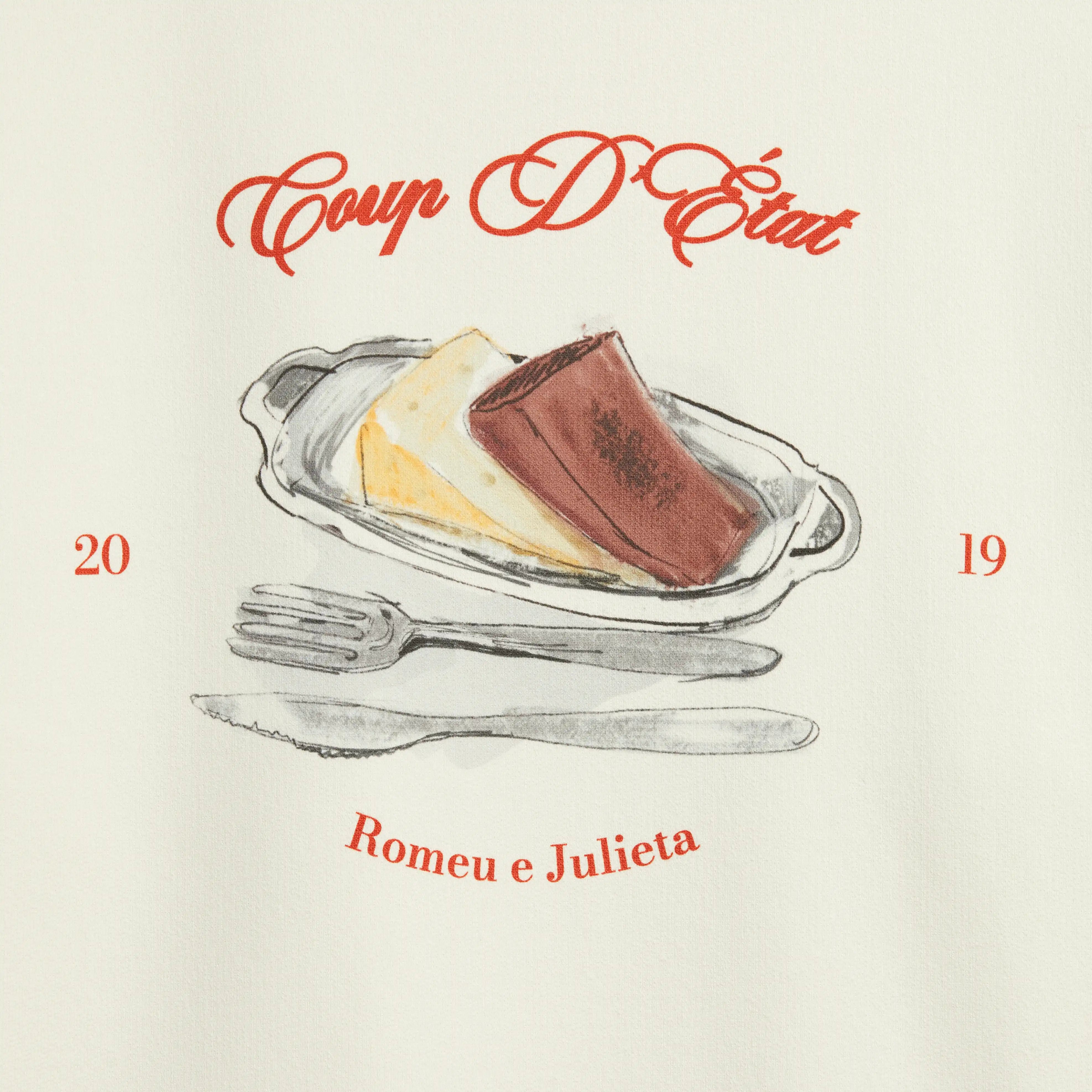 Romeu e Julieta sweatshirt in Off-White - Coup D'État Portugal