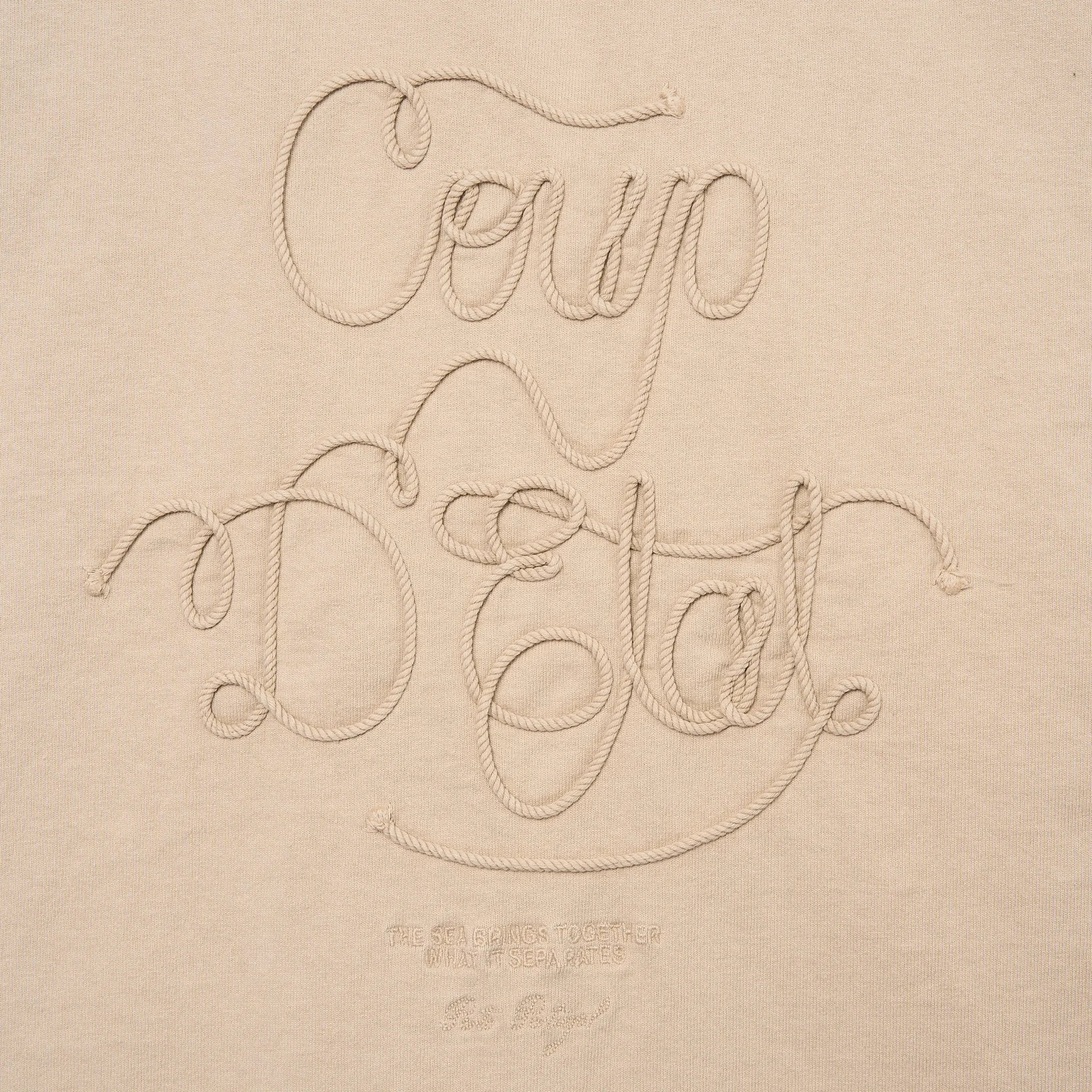 Sailing rope t-shirt in Beige - Coup D'État Portugal