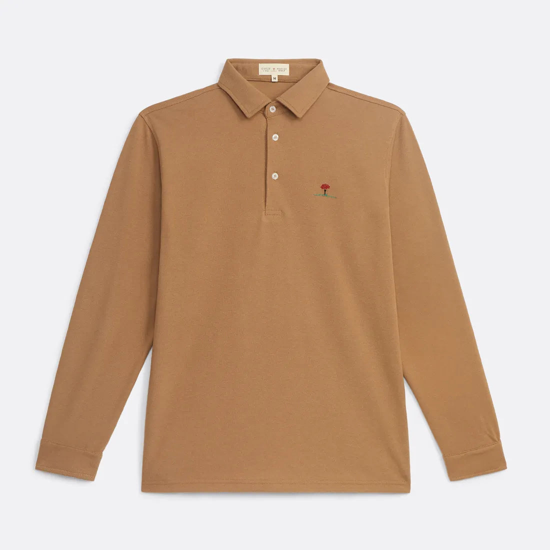 Brown long sleeve polo - Coup D'État and Matize Golf Portugal