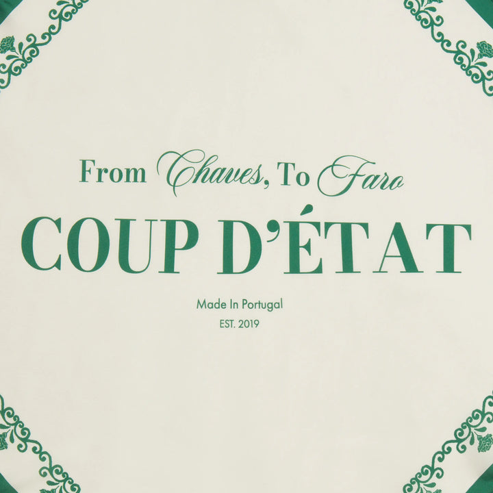 From Chaves To Faro Scarf in Green - Handmade - Coup D'État Portugal