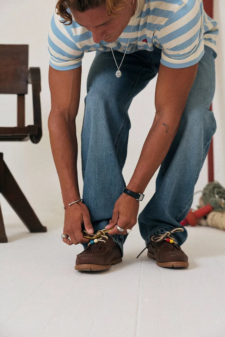 Summer boat shoes in Brown - Handcrafted Leather - Coup D'État Portugal