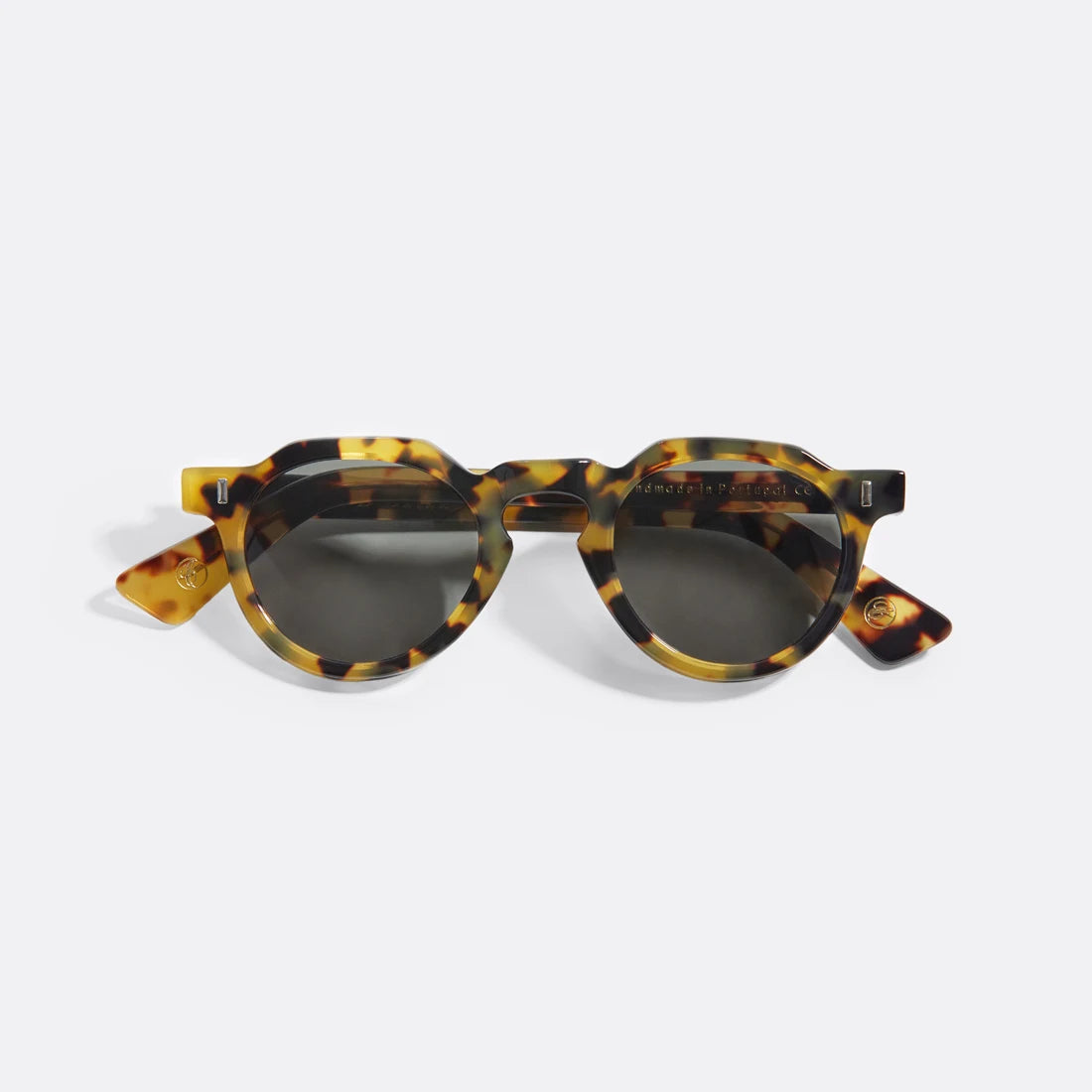 Sunglasses in light Tortoise print - Handcrafted - Coup D'État Portugal