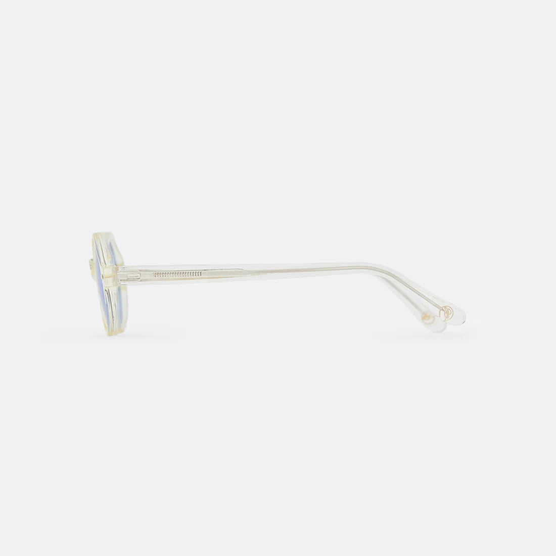 Clear Sunglasses with Blue lenses - Handcrafted - Coup D'État Portugal