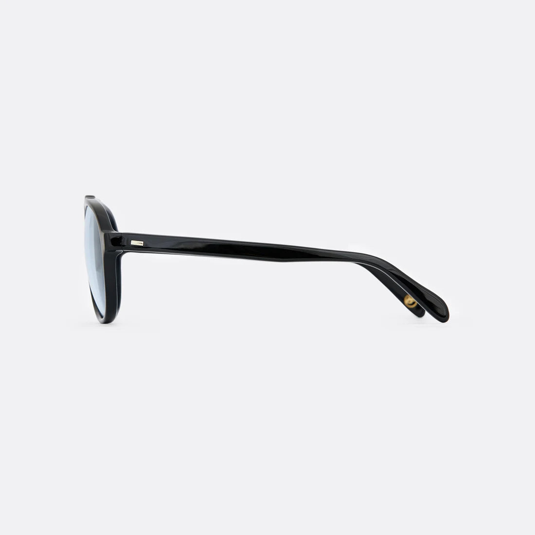 Sunglasses in Black and light Gray lenses Handcrafted - Coup D'État Portugal 